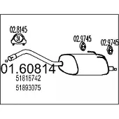 MTS 01.60814 Einddemper