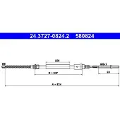 Ate 24.3727-0824.2 Handremkabel