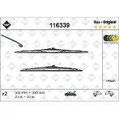 SWF Ruitenwisserset 116339 voor o.a. BMW