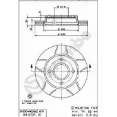 Brembo Remschijf 09.6727.77