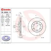 Brembo Remschijf 09.8066.14