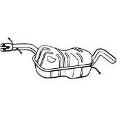 Bosal 220-013 Uitlaat middendemper