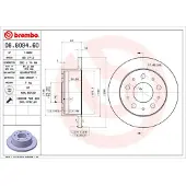 Brembo 08.8094.60 Remschijf
