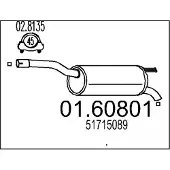 MTS 01.60801 Einddemper
