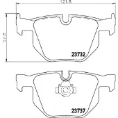 Hella Remblokkenset, schijfrem 8DB 355 010-471