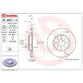 Brembo 09.9631.14 Remschijf