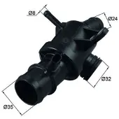 MAHLE ORIGINAL TM 40 92 Thermostaat, koelvloeistof