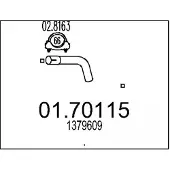 MTS 01.70115 Voorpijp