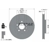 Textar 92300703 Remschijf