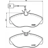 Brembo Remblokkenset, schijfrem P 23 083