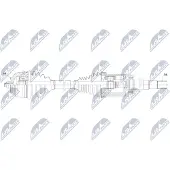 NTY Aandrijfas NPW-ME-168