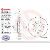 Brembo 09.9598.11 Remschijf