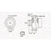 MAGNETI MARELLI 063732108010 Dynamo / Alternator