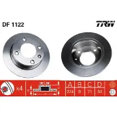 TRW Remschijf DF1122