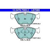 Ate Low dust Keramische remblokken 13.0470-7089.2 ATE voor o.a. BMW