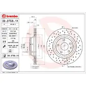 Brembo Remschijf XTRA LINE 09.9768.1X, 1 Stuk