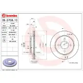 Brembo Remschijf 09.5708.10