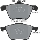 Textar Remblokset 2359001, voor