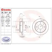 Brembo 08.7811.20 Remschijf