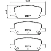 Hella Remblokkenset, schijfrem 8DB 355 040-951