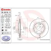 Brembo 09.8519.11 Remschijf