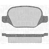 MAGNETI MARELLI Remblokkenset, schijfrem 363916060109