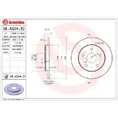 Brembo Remschijf 08.A534.21