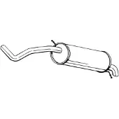 Bosal 227-055 Einddemper