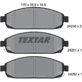 Textar Remblokset 2425001, voor