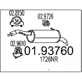 MTS 01.93760 Einddemper