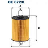 FILTRON OE 672/8 Oliefilter