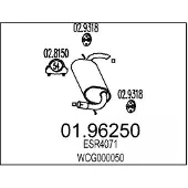 MTS 01.96250 Einddemper