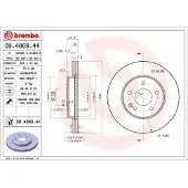 Brembo 09.4869.41 Remschijf