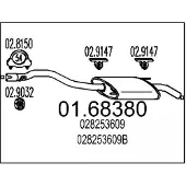 MTS 01.68380 Einddemper