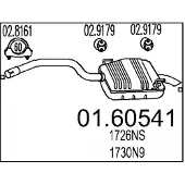 MTS 01.60541 Einddemper