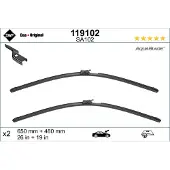 SWF Wisserblad AquaBlade 119102, 650/480mm, Voor, 2 Stuk