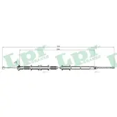 LPR C1320B Handremkabel