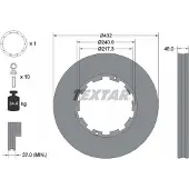 Textar Remschijf 93145611, 1 stuk