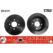 TRW DF4191 Remschijf