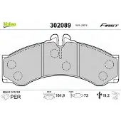 Valeo 302089 Remblokken