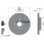 Textar Remschijf PRO 92334003, 1 stuk