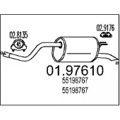 MTS 01.97610 Einddemper