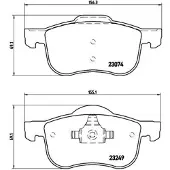 Brembo Remblokset P 86 020, voor