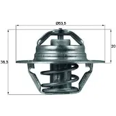 MAHLE ORIGINAL TX 88 82D Thermostaat, koelvloeistof