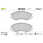 Valeo 301522 Remblokken