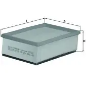 Knecht LX 1033 Luchtfilter