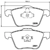 HELLA PAGID Remblokkenset, schijfrem 8DB 355 011-571