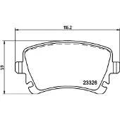 Hella Remblokkenset, schijfrem 8DB 355 011-641