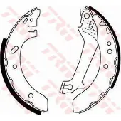 TRW Remschoenset GS8607 TRW voor o.a. FORD