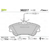 Valeo 302217 Remblokken